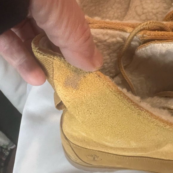 Timberland Tan Winter Boots with Fleece Collar - Picture 8 of 12